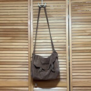 Free People Brown Crossbody Bag